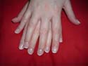 Afbeelding van een French Manicure Overlay nagel